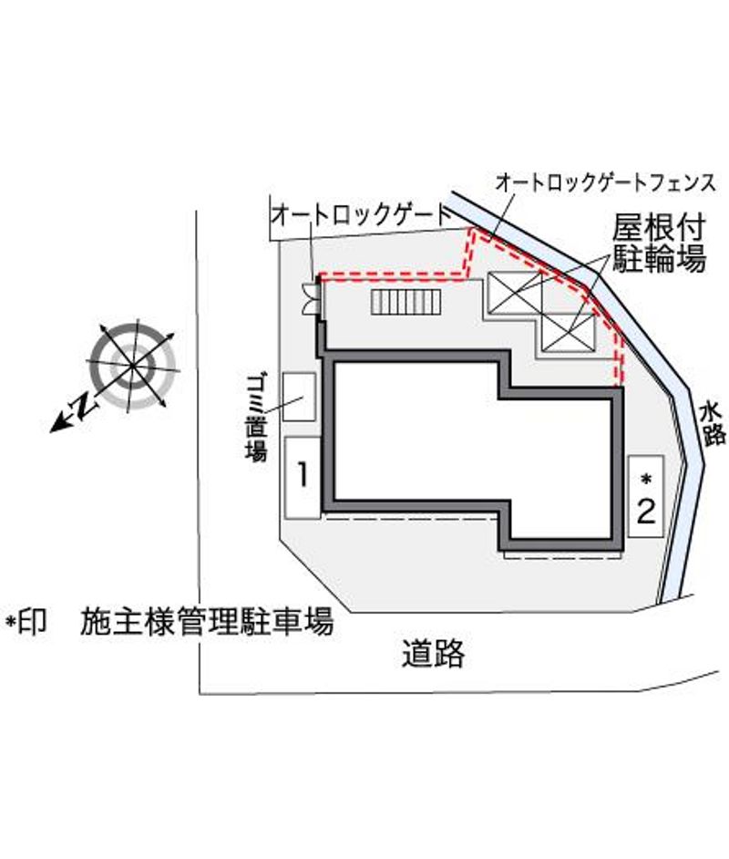 レオパレスＷｉｎｄ　Ｈｉｌｌ 配置図