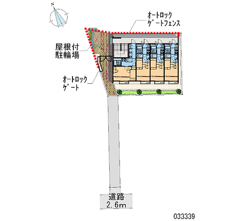 レオパレスＴＡＣＡＫＯ 区画図
