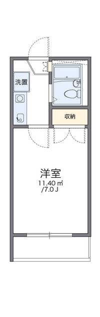 レオパレス松田 間取り図