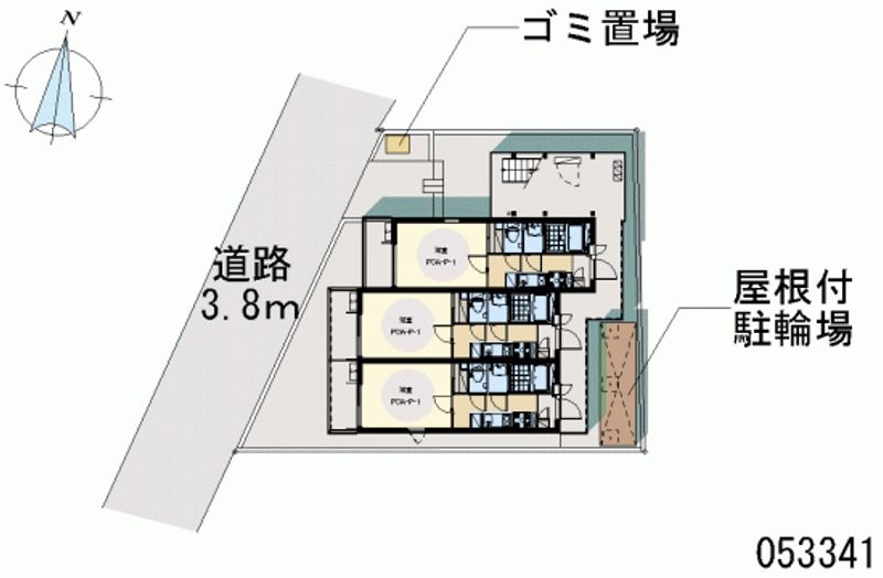 レオネクストラ　トゥール円阿弥 区画図