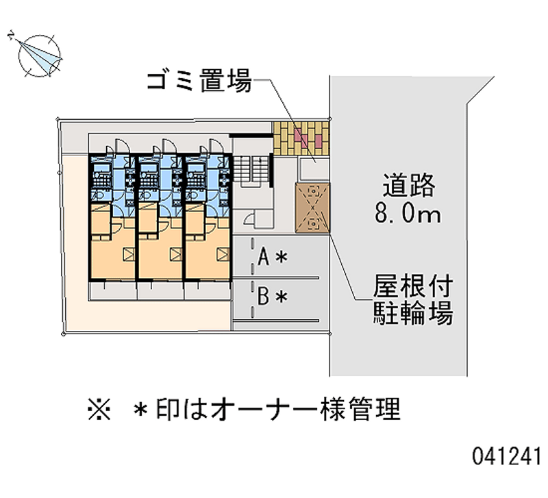 レオパレス兵庫駅前通 区画図