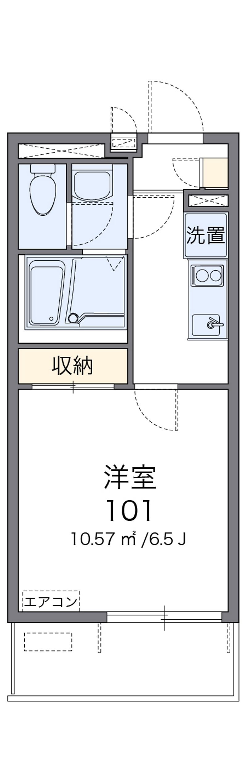 レオネクストアンビエントⅡ 間取図