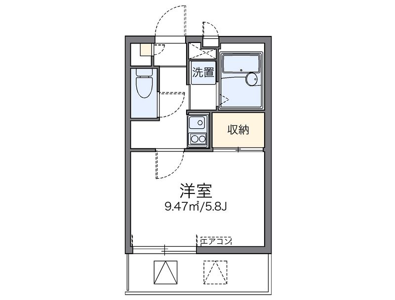レオパレスシャルマン 間取り