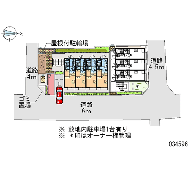 レオパレス高瀬ヒュッテ１ 区画図