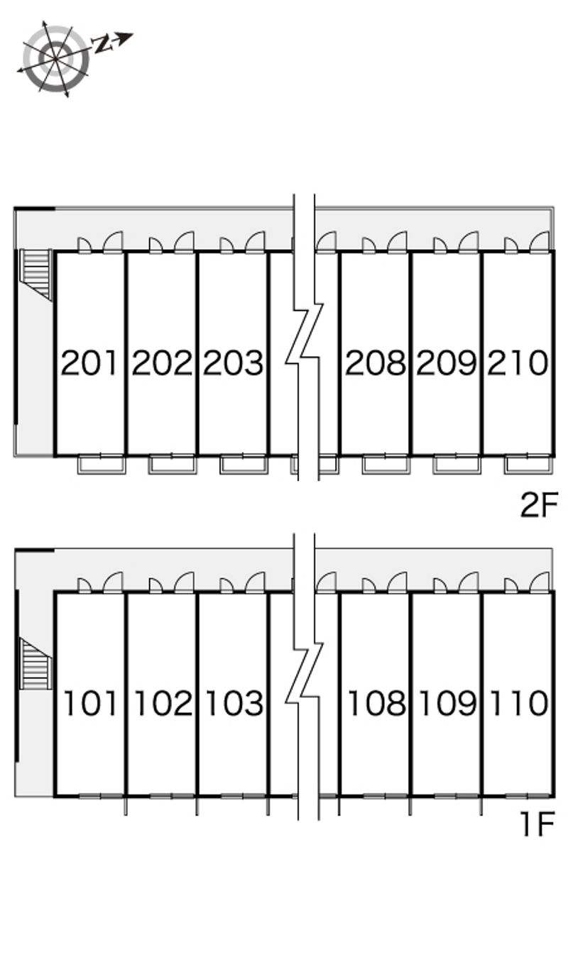レオパレスメゾン 間取配置図