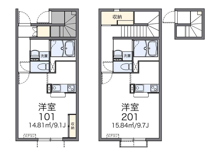 レオネクストチェリッシュ太平通 間取図