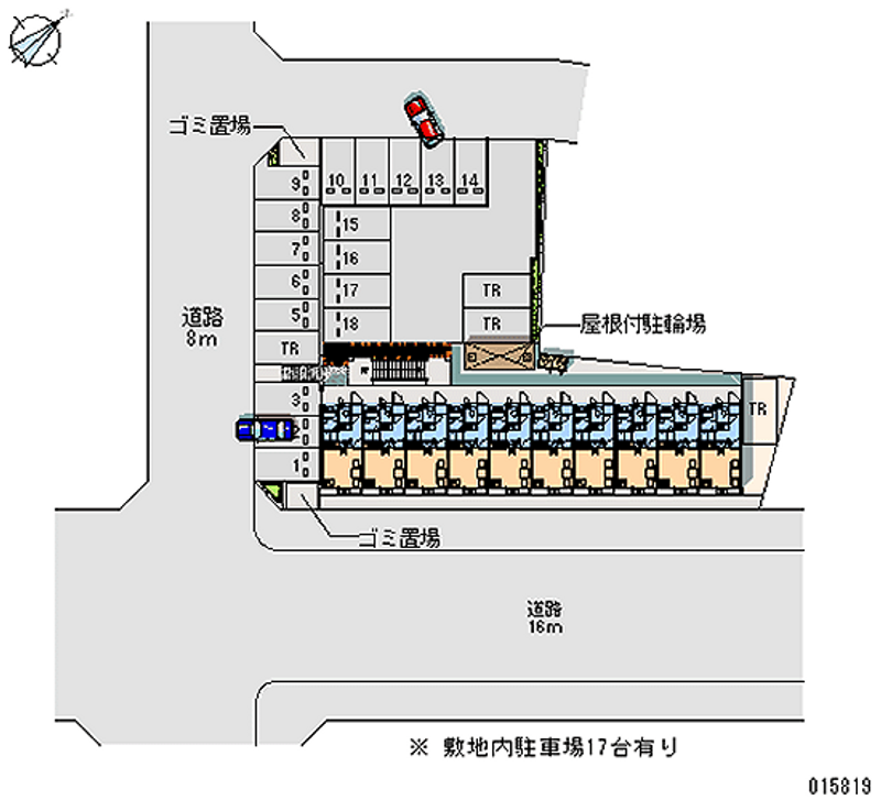 15819 Monthly parking lot