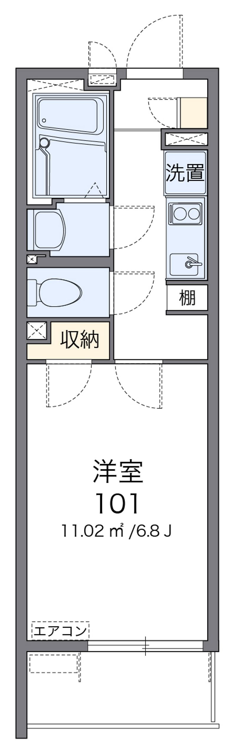 クレイノマルニ 間取図