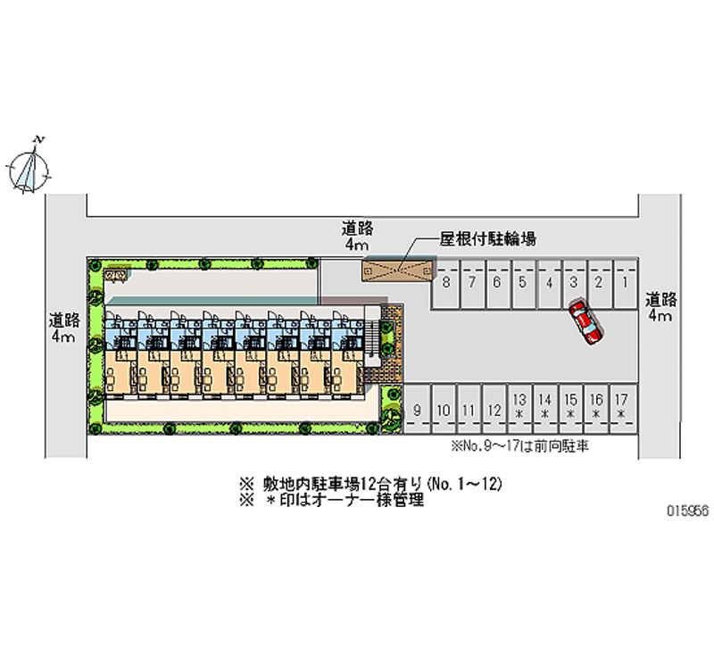 15956 bãi đậu xe hàng tháng