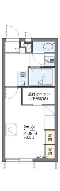 レオパレスＫＡＳＡＭＡＴＵ 間取り図