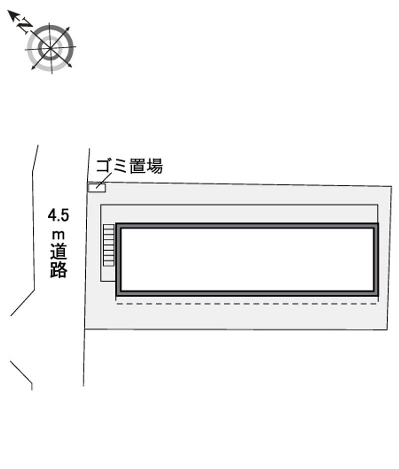 レオパレスルーエ島根 配置図