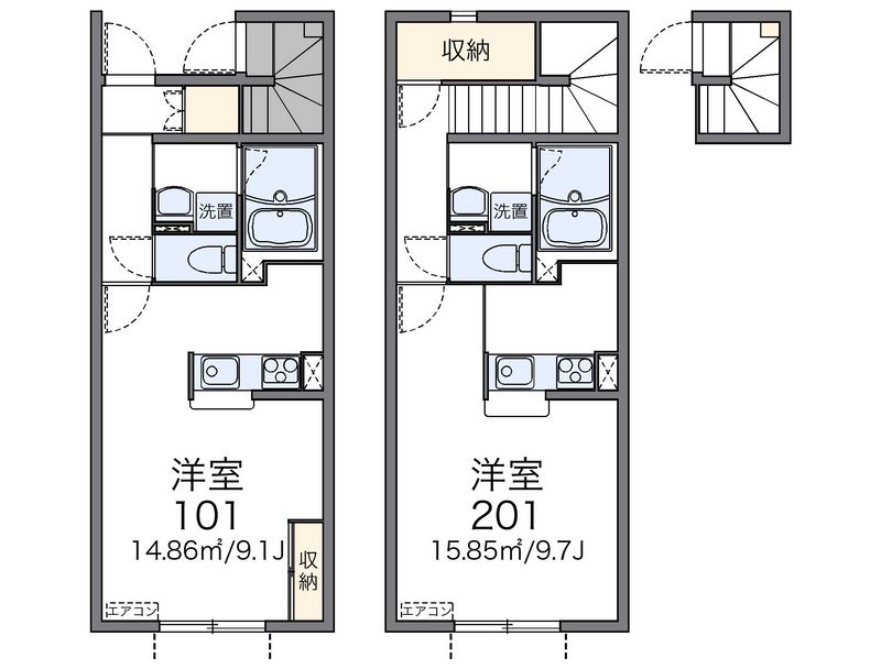 レオネクストハングルーズ 間取図