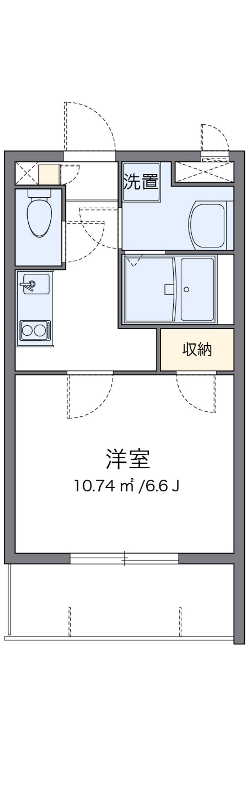 クレイノ雄 間取図