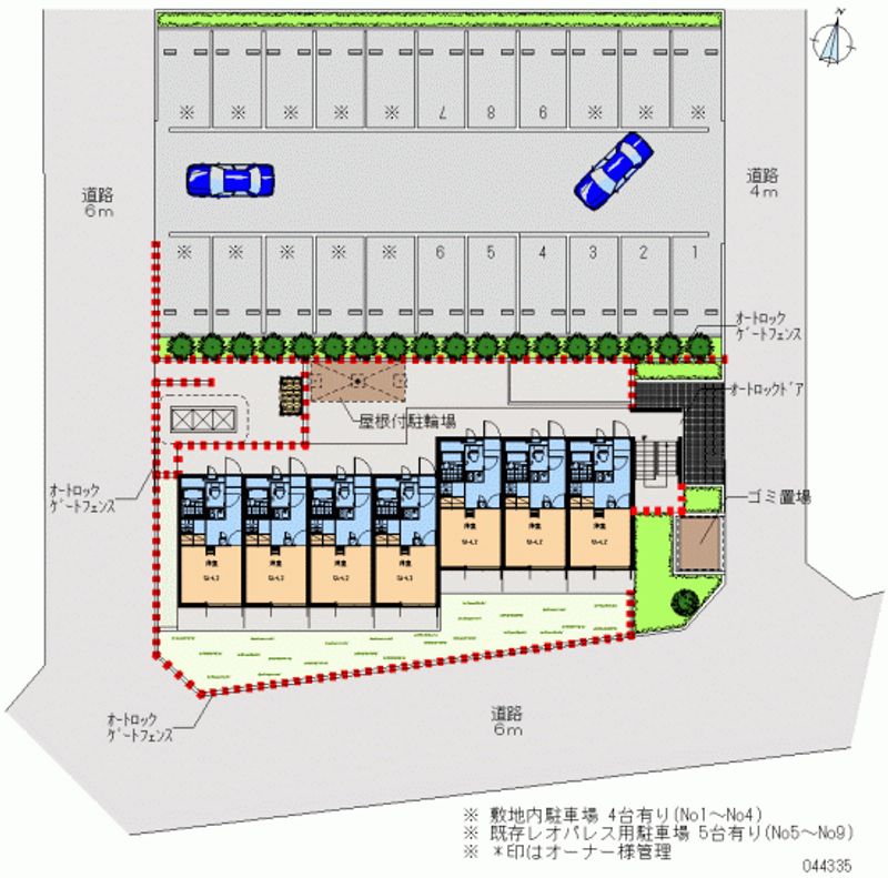 44335 Monthly parking lot