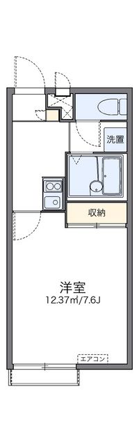 レオパレスあすなろ　２号 間取り図