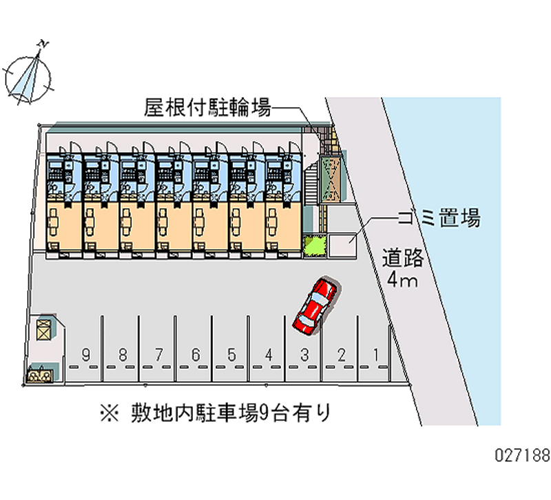 27188月租停車場