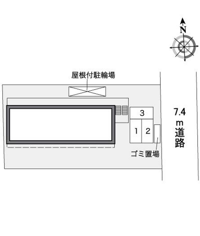 レオパレスひまわり 配置図