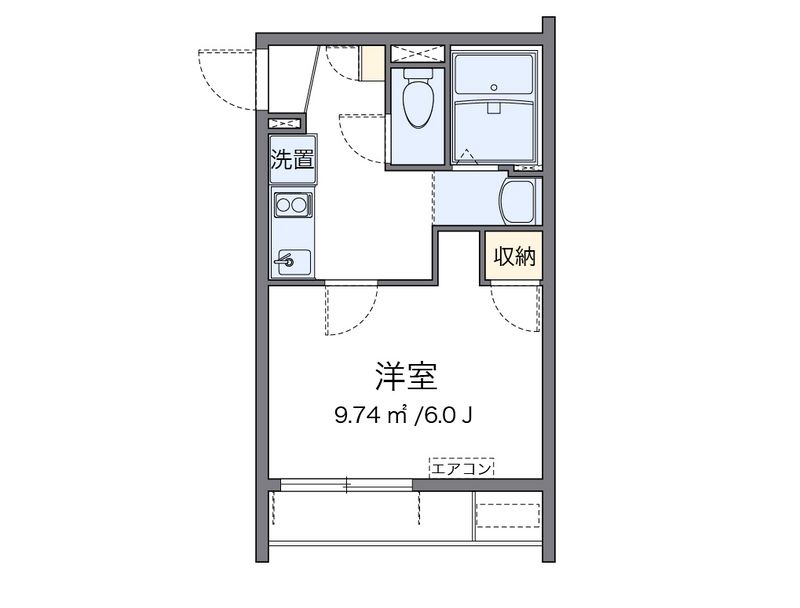 クレイノ沙羅 間取り