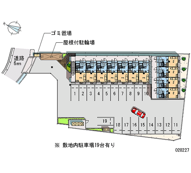 28227 Monthly parking lot