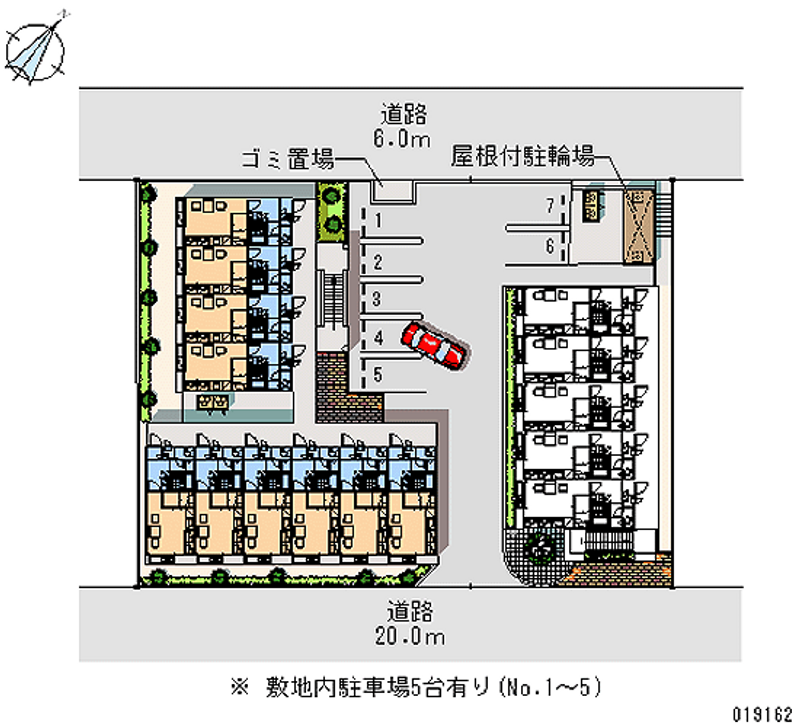 レオパレス草薙駅前西館 月極駐車場