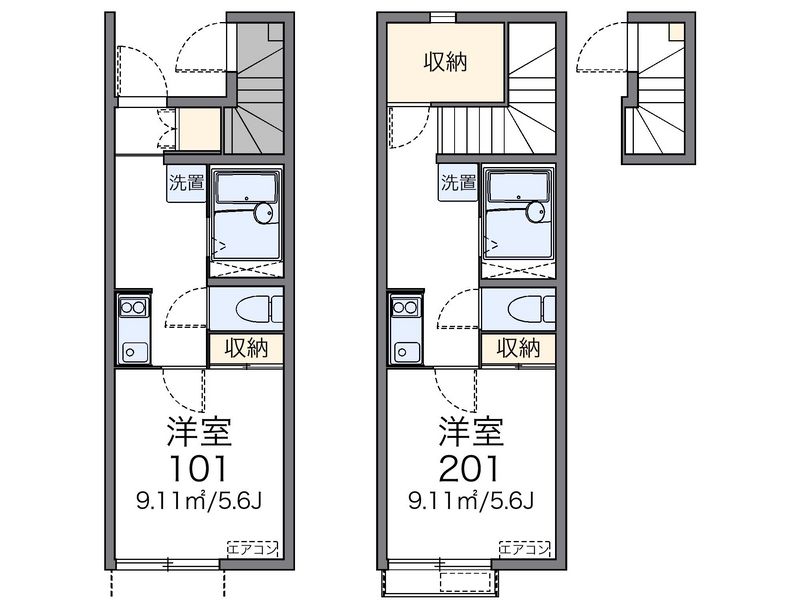 レオネクスト北野コート 間取図