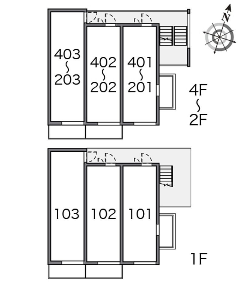 クレイノＦＯＲＥＶＥＲ 間取配置図