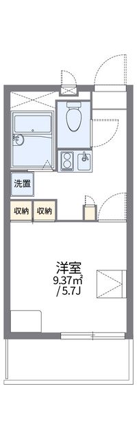 レオパレスダルマヤ 間取り図