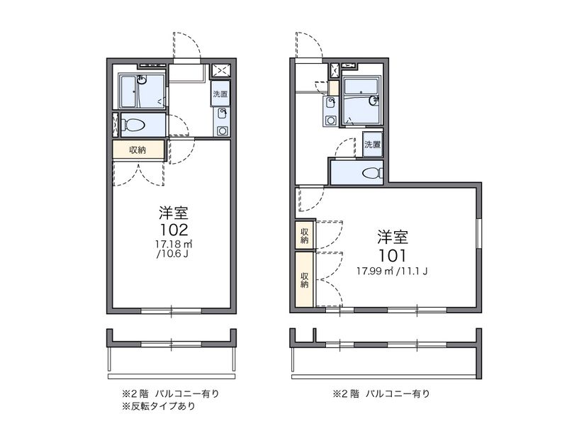レオパレスＣＬＥＯ 間取図