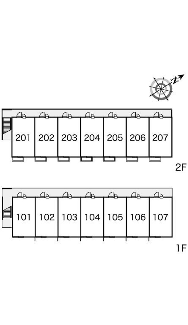 レオパレスＫ 間取配置図