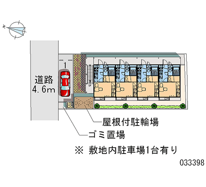 レオパレス石井 区画図