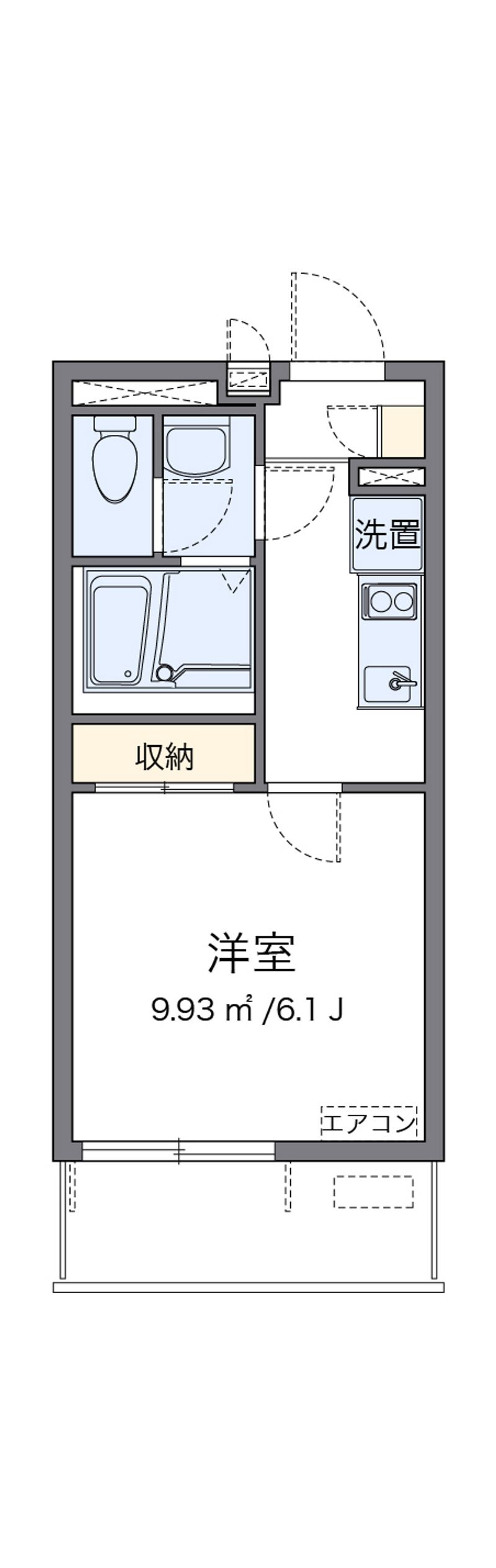 クレイノエクセルケンＳｅｖｅｎ 間取図