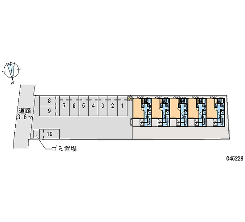 45228 bãi đậu xe hàng tháng