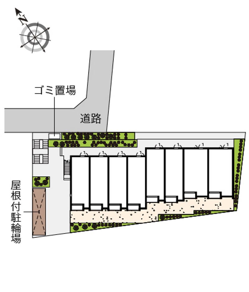 レオネクストグランビュー清水山 配置図