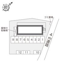 レオパレス霞ヶ岡 配置図