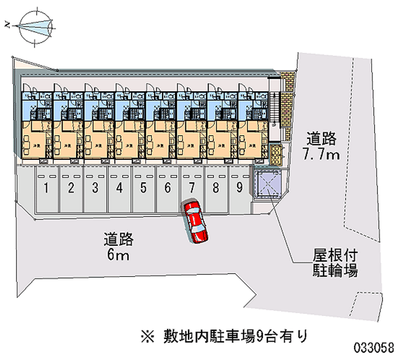 33058 Monthly parking lot