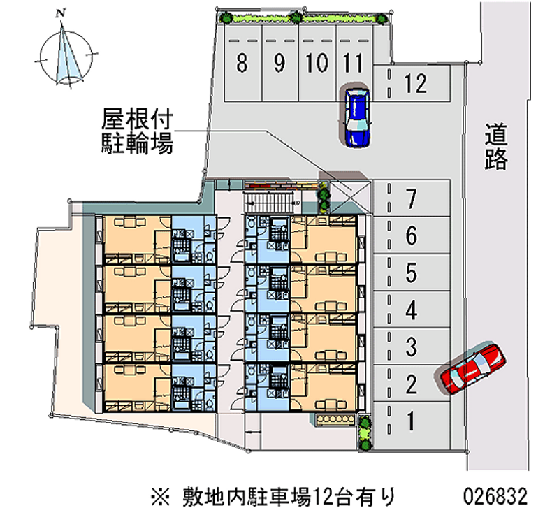 レオパレスほんまちＡＰ 月極駐車場