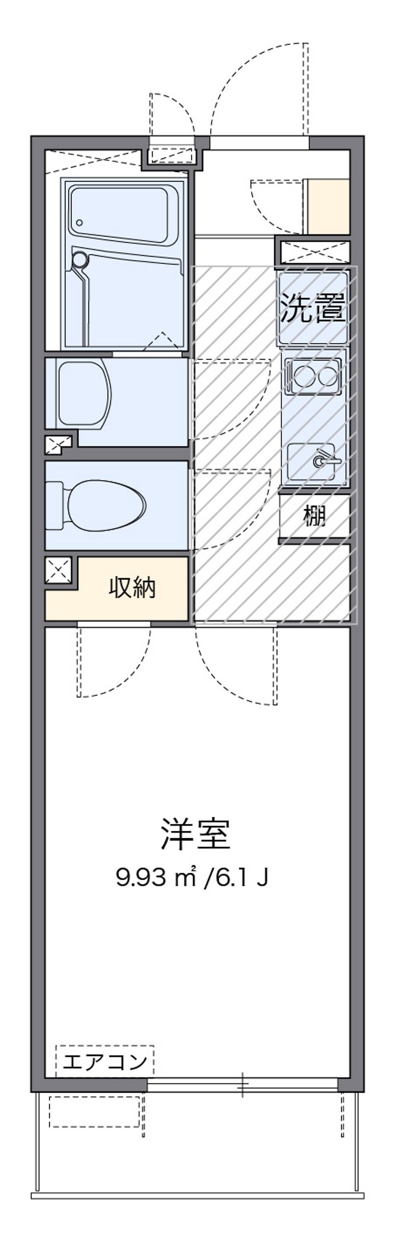 レオネクストパークサイド伊勢町 間取図