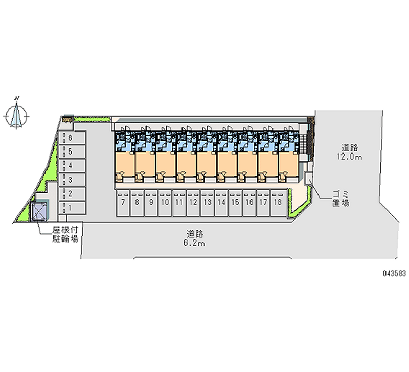 43583 bãi đậu xe hàng tháng