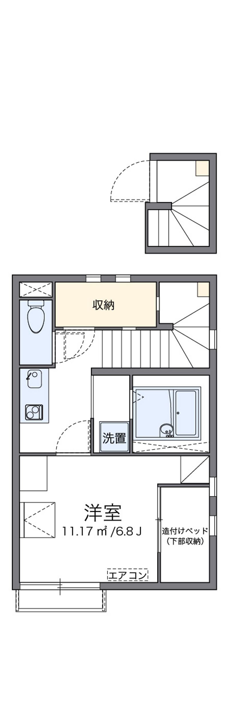 レオネクストＨＡＪＩＭＥ　Ⅱ 間取図