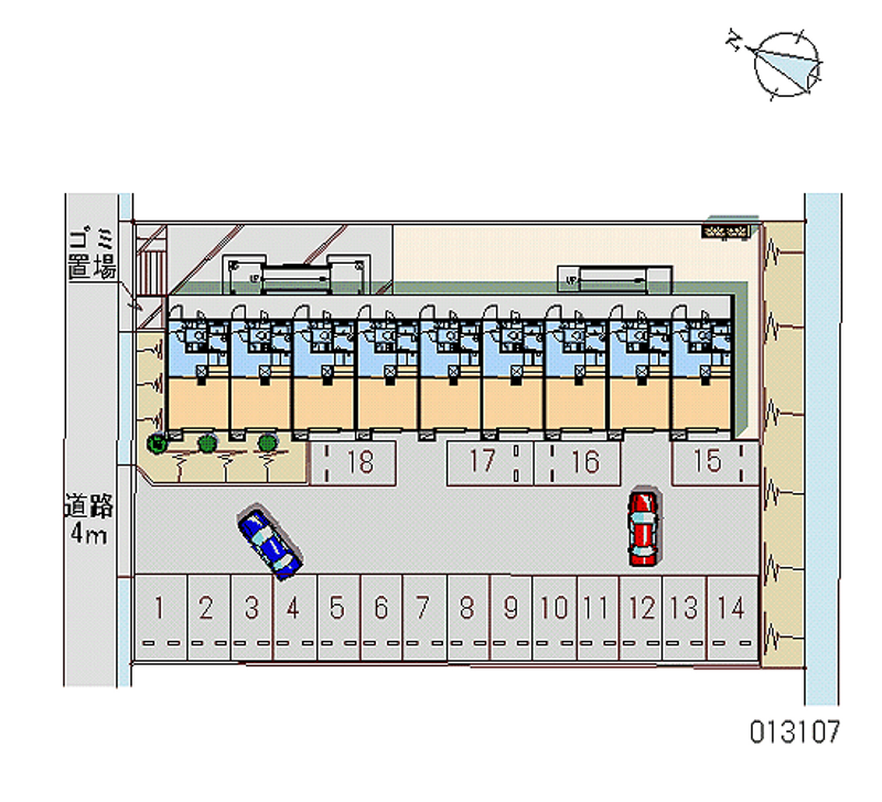 13107月租停車場