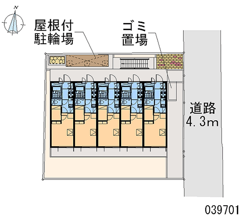 レオパレスプレミエ　エトワール 区画図