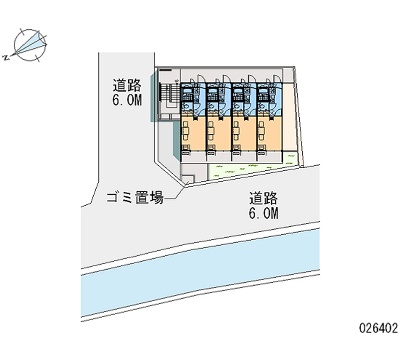 レオパレスオー　ルージュ 区画図