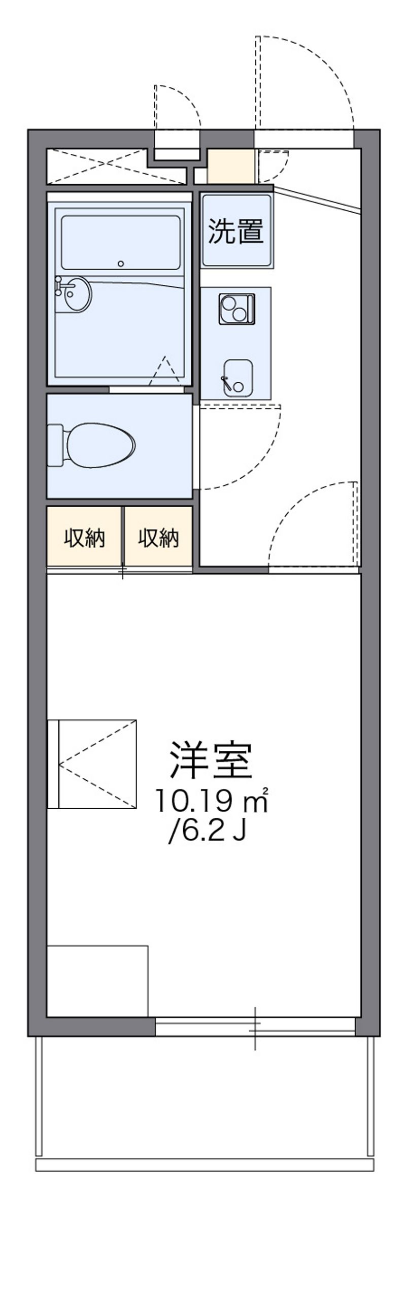 レオパレスＹＮＴＫ 間取図