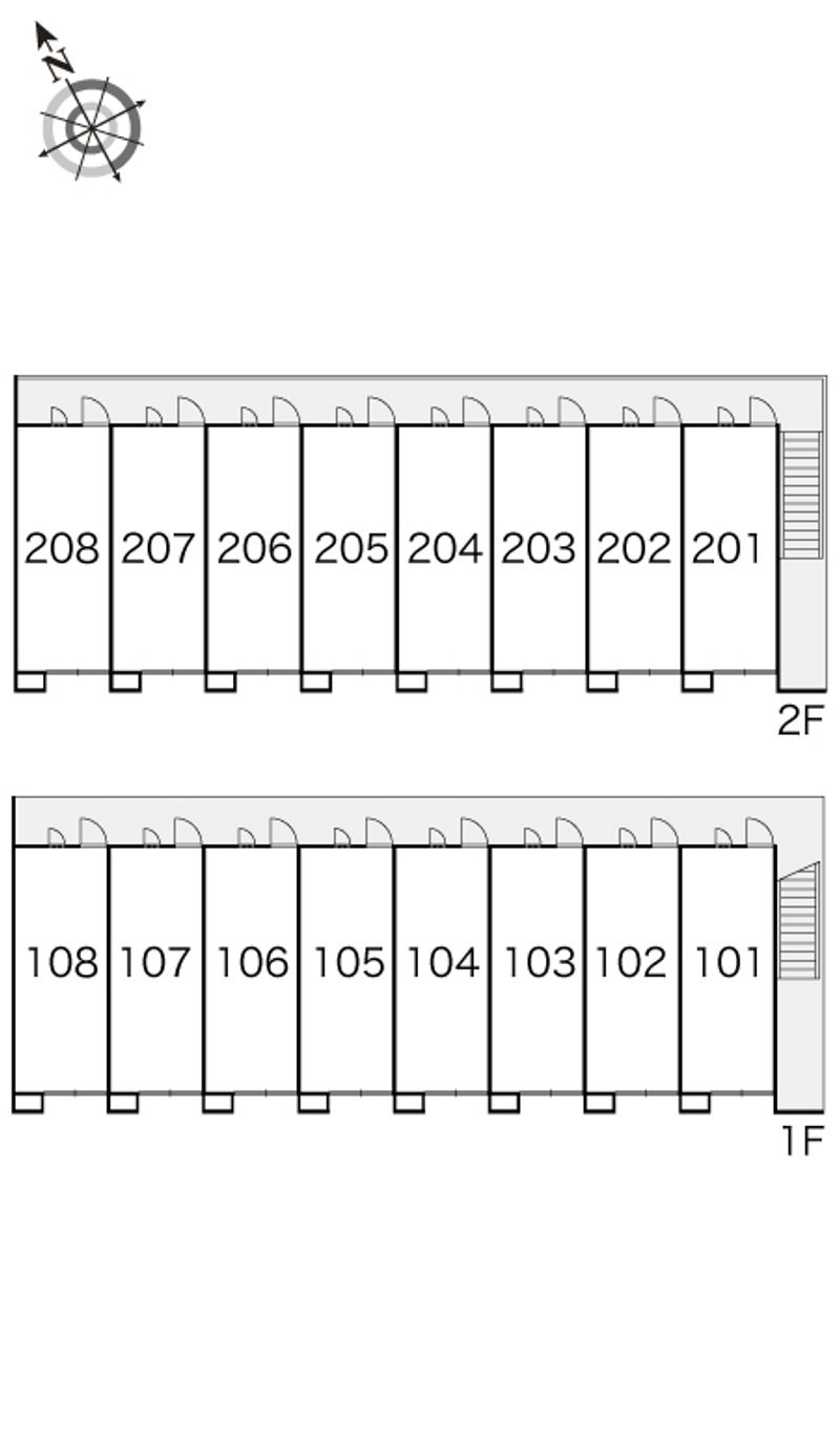 レオパレス楊貴妃 間取配置図