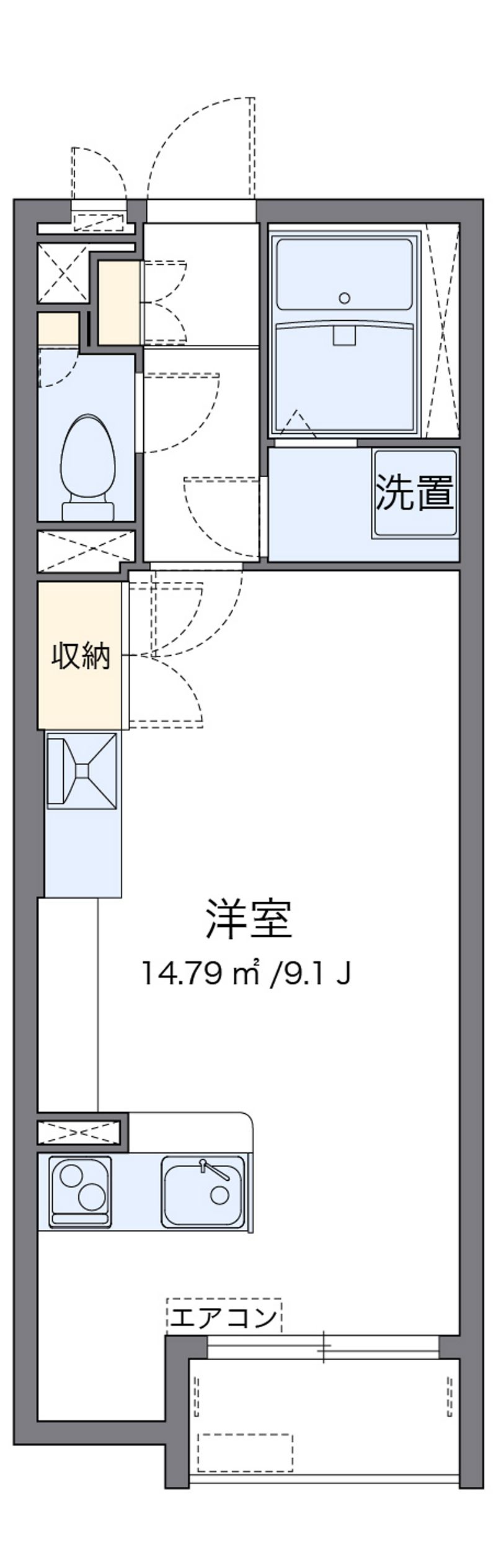 ミランダ高江Ｋ 間取図