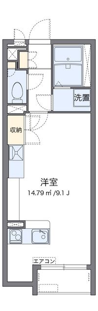 ミランダ高江Ｋ 間取り図