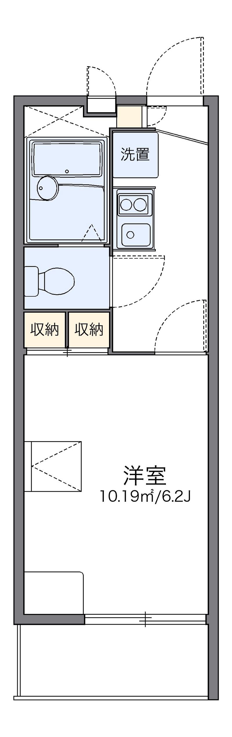 レオパレスＡｍｏｕｒⅡ 間取図