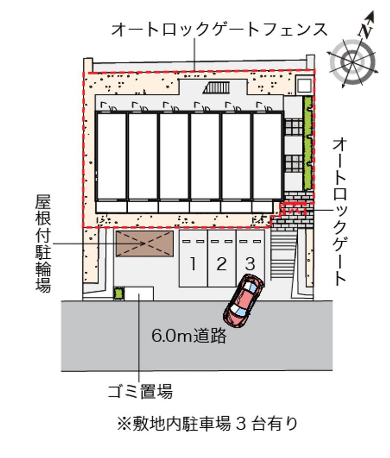クレイノエヌズガーデン 配置図