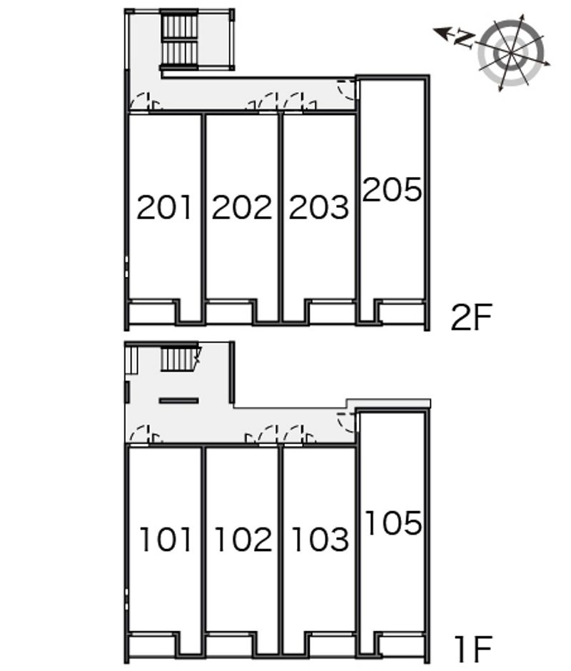 クレイノモンターニュ 間取配置図