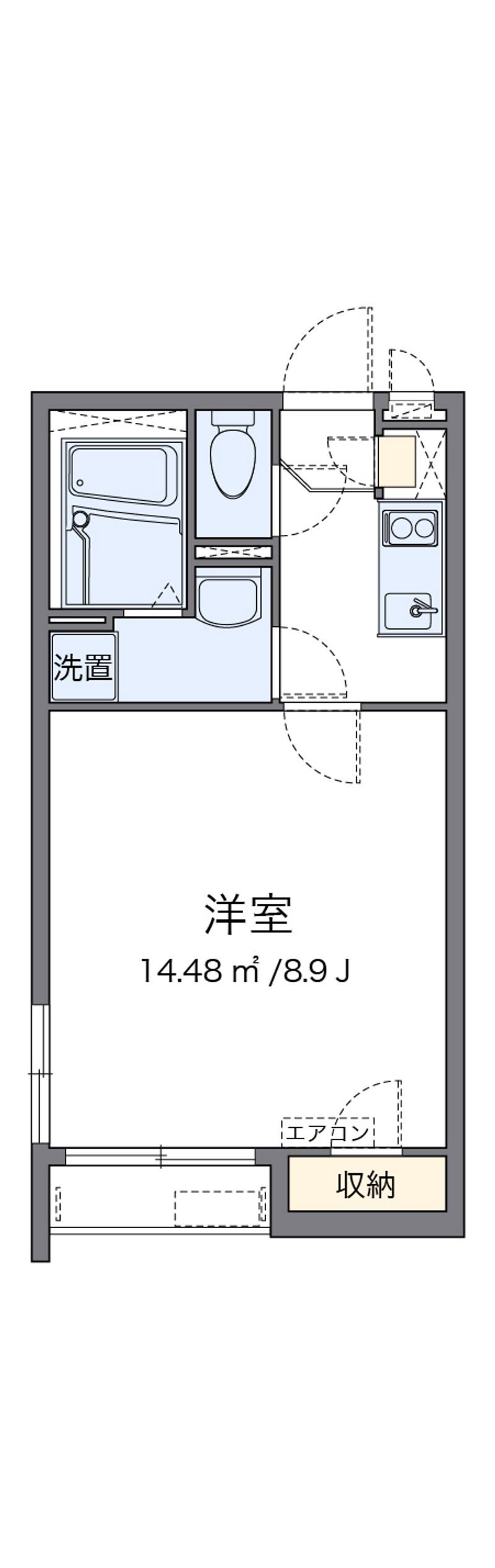 クレイノ花 間取図